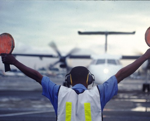 Reportage fotografie Vliegveld Nigeria